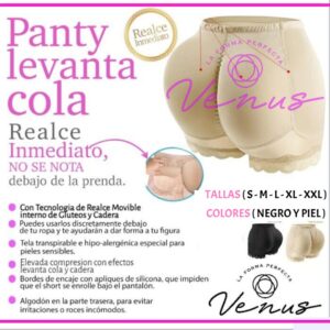 Panty Levanta Gluteos y Cadera con Realce Movible